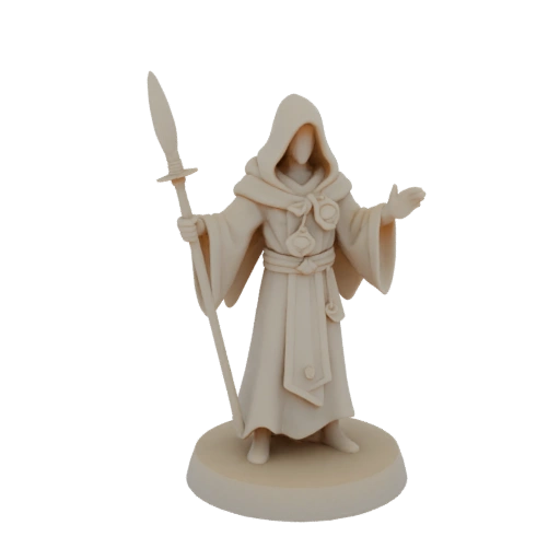 Dark Fantasy Cultist Miniature STL