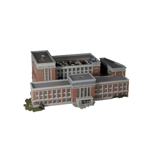 Modelo 3D de Edificio Universitario para Unity - Activo de Juego