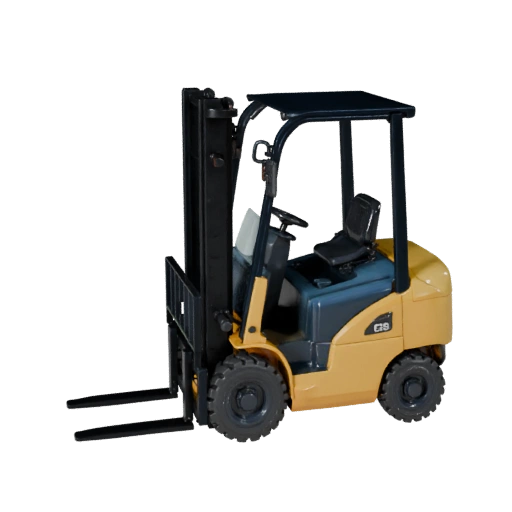 Forklift Loader 3D Model for Blender - Render Ready Asset