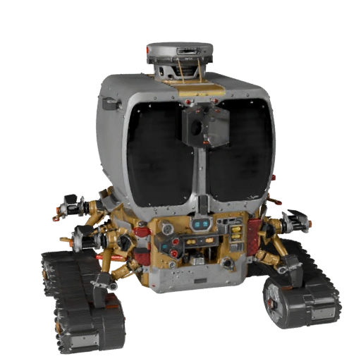 Moon Rover 3D Model for Blender & Games - Realistic PBR
