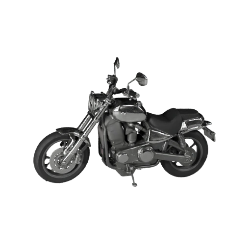 Cruiser Motorcycle 3D Model for Unreal Engine - Game