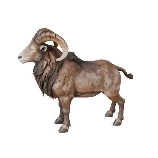 Ibex 3D Model for Blender - PBR Asset with Textures | Royalty-Free