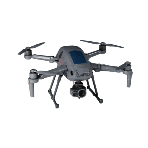 Modelo 3D de Drone Quadricóptero para Unity - Ativo de Jogo Low Poly