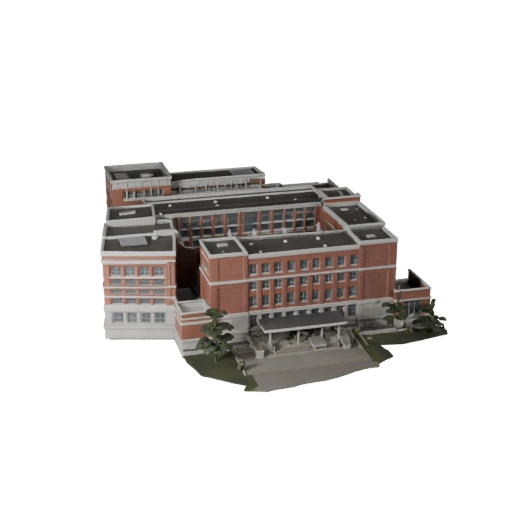 Modelo 3D de Edificio Universitario para Unreal - Activo en Tiempo Real