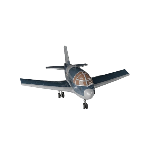 Airplane 3D Model for Blender & Games - PBR Asset