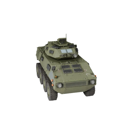Game Ready Mrap 3D Model for Realtime Use PBR Asset