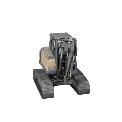 Backhoe Loader 3D Model for Unreal Engine - Game Ready
