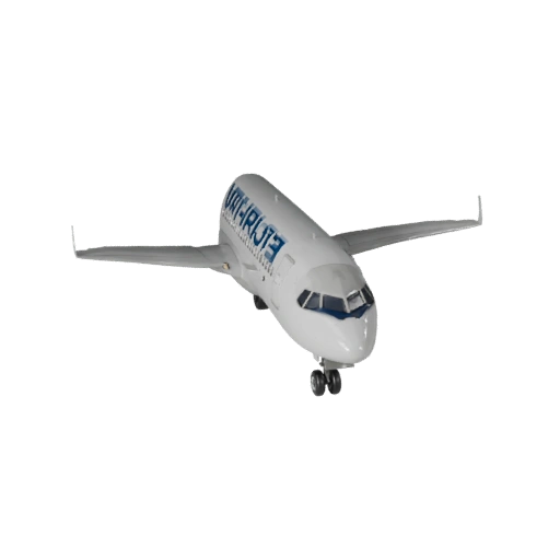 Commercial Airliner 3D Model for Unreal Engine - Game