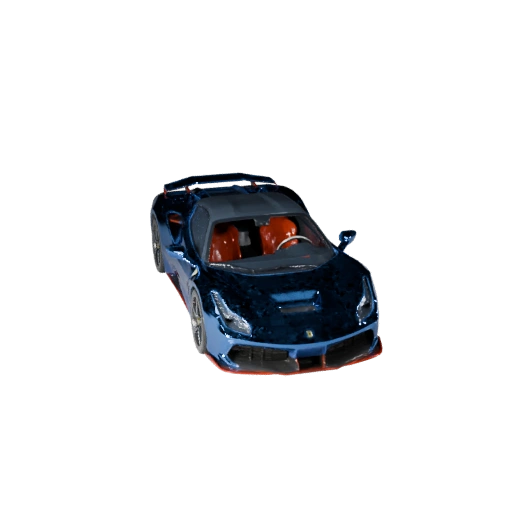 Low Poly Ferrari Inspired Sports Car 3D Model for Unity &