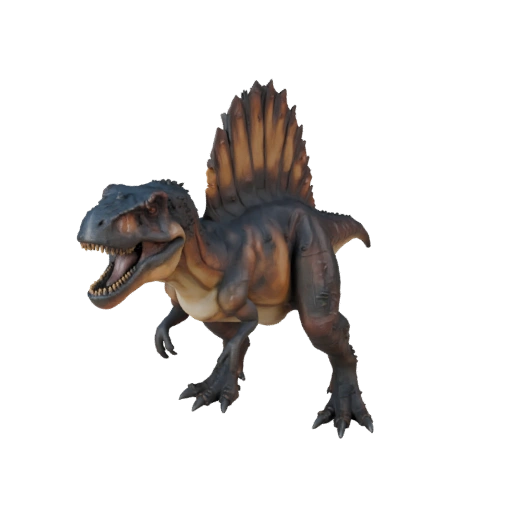 High Poly Spinosaurus 3D Model - Detailed STL Asset for Printing