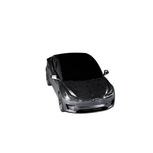 Realistic Tesla Inspired Electric Sedan 3D Model
