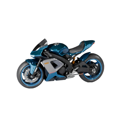 Cyberpunk Bike 3D Model for Blender - Render Ready Asset