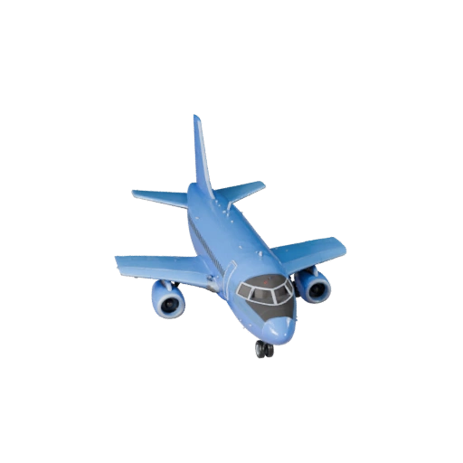 Game Ready Airplane 3D Model for Realtime Use PBR Asset