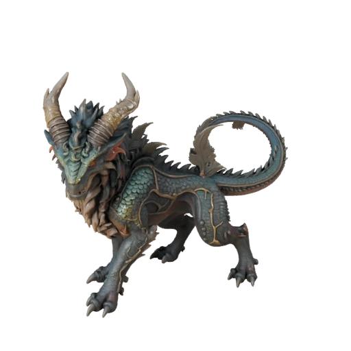 Basilisk 3D Model for Blender - PBR Asset with Textures | PBR
