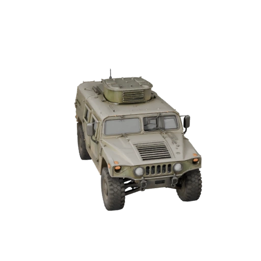 Humvee 3D Model for Blender - Render Ready Asset Pro