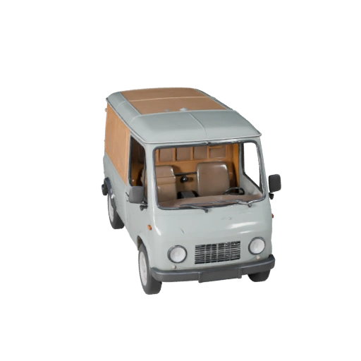 موديل فان توصيل عتيق ثلاثي الأبعاد لبرنامج Blender والألعاب - PBR