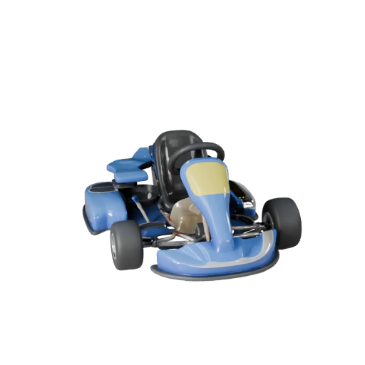 Go Kart 3D Model for Blender - Render Ready Asset Pro