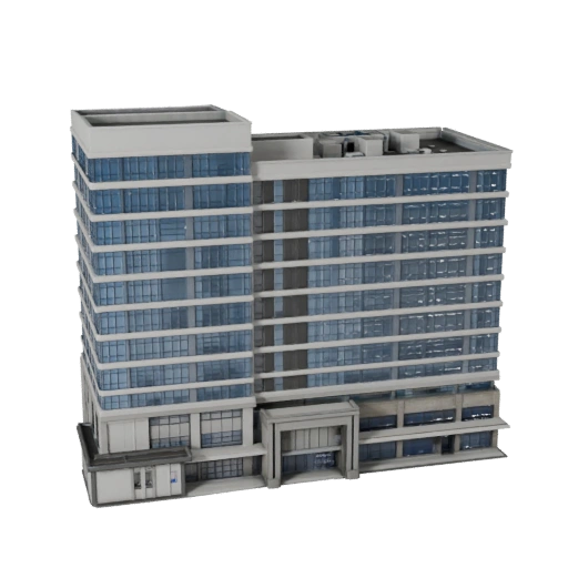 Research Institute Office 3D Model - Realistic Archviz Asset