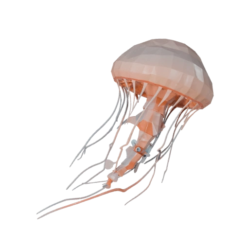 Modelo 3D de Medusa Baixo Poli - Asset de Jogo Unity com FBX | PBR