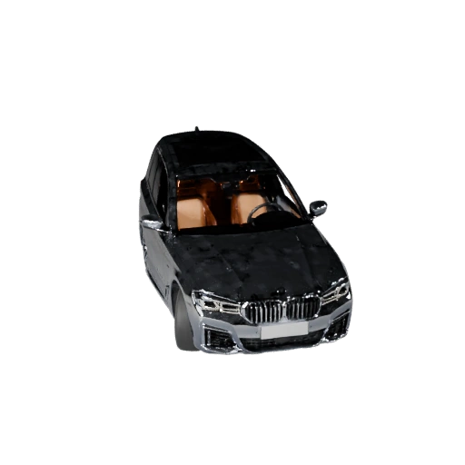 Bmw Inspired Luxury Sedan 3D Model for Blender & Games -