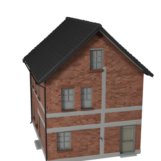 Mountain Cabin 3D Model for Blender - Render Asset