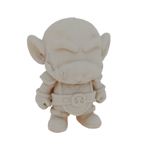 Fantasy Dwarf Warrior Miniature STL - Stealth
