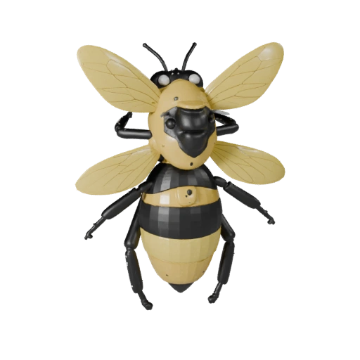Bumblebee 3D Model for Unity - Game Ready Asset, FBX | Royalty-Free