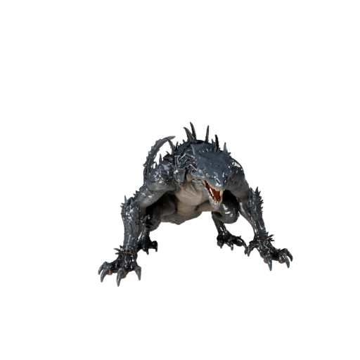 Modelo 3D Mamba Negra para Blender - Asset PBR com Texturas