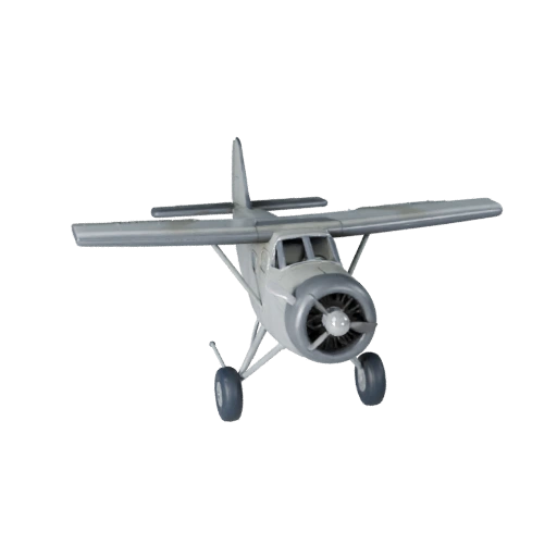Hidroavión Vintage Modelo 3D para Blender y Juegos - Realista