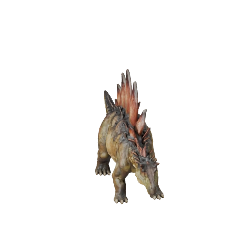 Hoher Poly Stegosaurus 3D-Modell - Detailliertes STL-Asset zum Drucken
