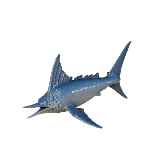 Hohe Poly Marlin 3D-Modell - Detailliertes STL-Asset zum Drucken