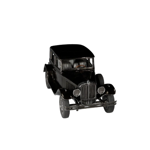 Printable Vintage Car STL 3D Model for Collectibles &