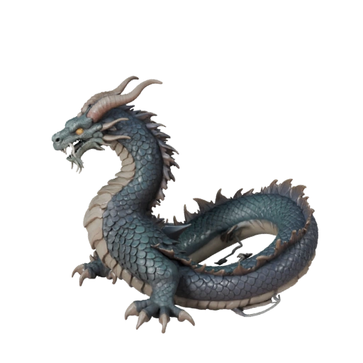 Modelo 3D de Serpiente Marina para Unity - Asset Listo para Juego, FBX | PBR
