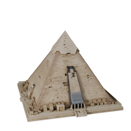 Pyramid of Giza 3D Model for Blender - Render Asset