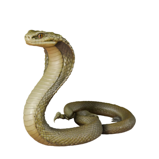 Modèle 3D Cobra Royal Haute Poly - Atout STL Détaillé pour Impression