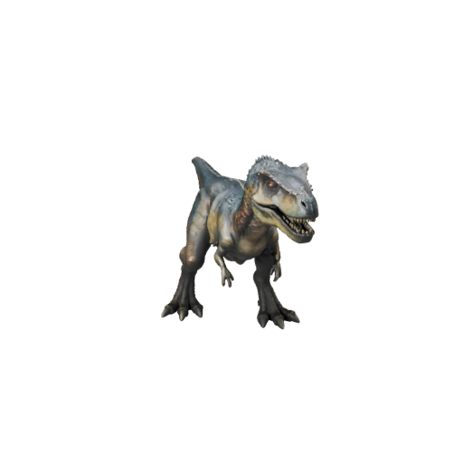 Modelo 3D de Velociraptor de Desenho Animado - Asset Estilizado para Animação