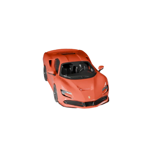 Printable Ferrari Inspired Sports Car STL 3D Model for