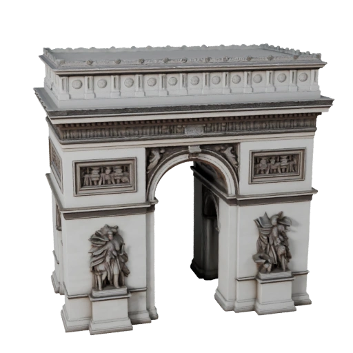 Arc de Triomphe 3D Model for Unity - Game Asset for Architecture