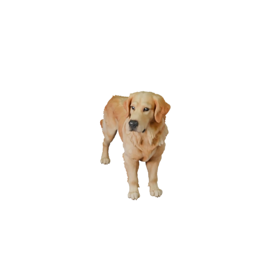 Realistic Golden Retriever Dog 3D Model - Rigged PBR Asset for Games