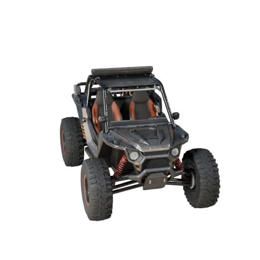 Spielbereiter Wüsten-Rallye-Buggy 3D-Modell für Echtzeitspiele