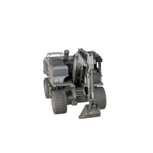 Dump Hauler 3D Model for Unity - Low Poly Game Asset