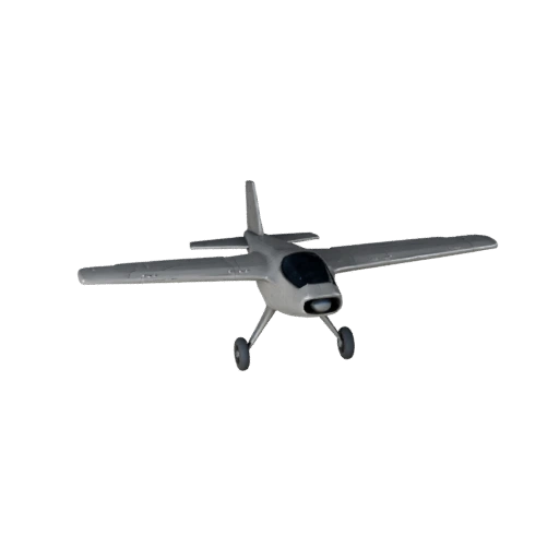 Game Ready Fixed Wing Drone 3D Model for Realtime Use