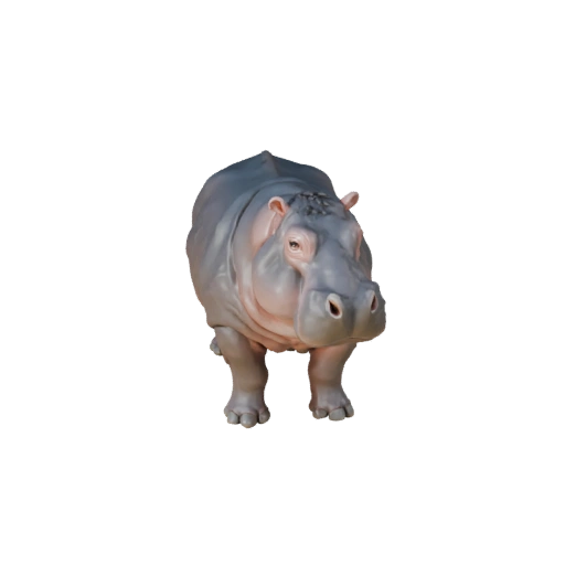 Realistic Hippo 3D Model - Rigged PBR Asset for Games | Royalty-Free