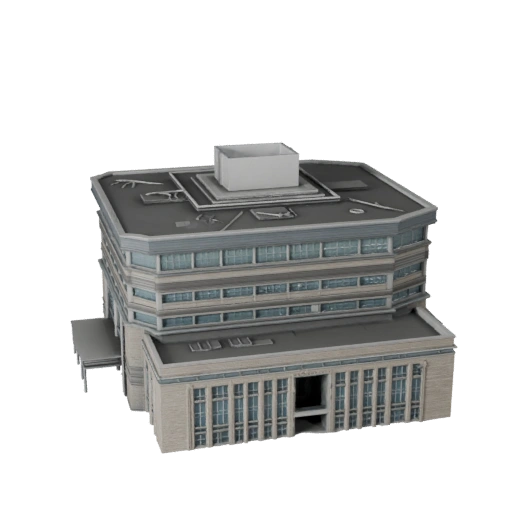 High Poly Convention Center 3D Model for Archviz for Architecture
